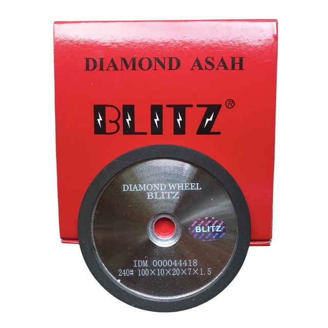 MATA DIAMOND BATU ASAH BLITZ 4 INCH PISAU GERGAJI BLITZ