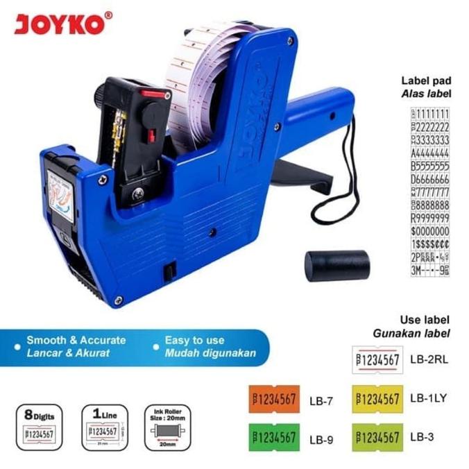 

[SKU : RHKHH] Label Harga JOYKO MX5500M/Price Labeller/Alat Lebel Harga/Price Labeler