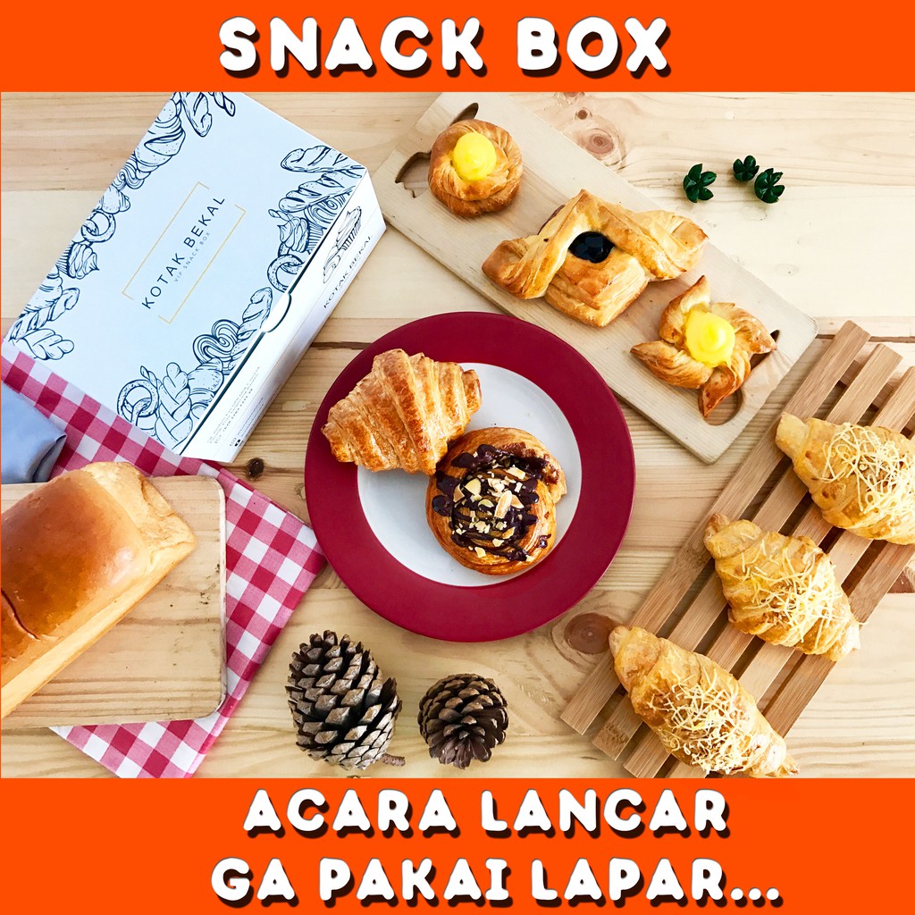 Jual Kotakbekal Snack Box Premium Isi Roti Pastry Manis Snackbox