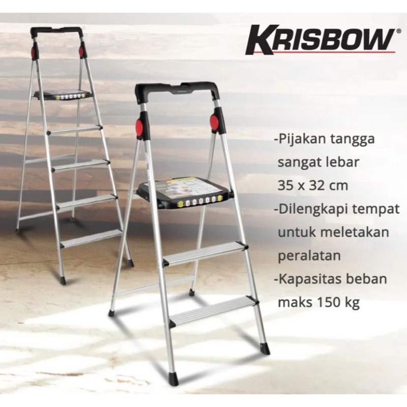 FIXSTEPS Tangga Aluminium American Type 5 Step Tangga Lipat
