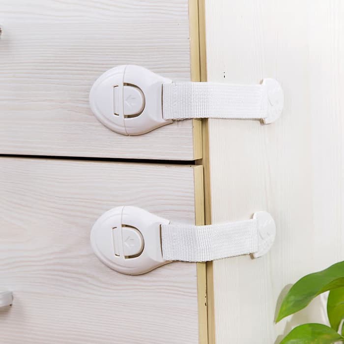 Safety lock band Pelindung pengaman pintu - laci - perabot dari bayi - ganjelan pintu