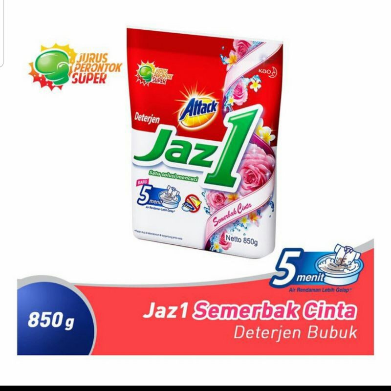 Attack Jazz 1 Pesona Segar / Semerbak Cinta 850gr / Toko Makmur Online  ( Jika Kosong Kirim Acak)