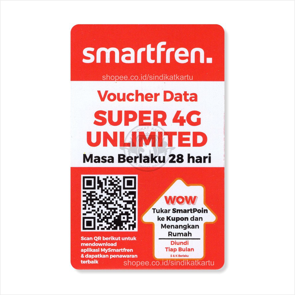 V. SMARTFREN UNLIMITED 28 HARI