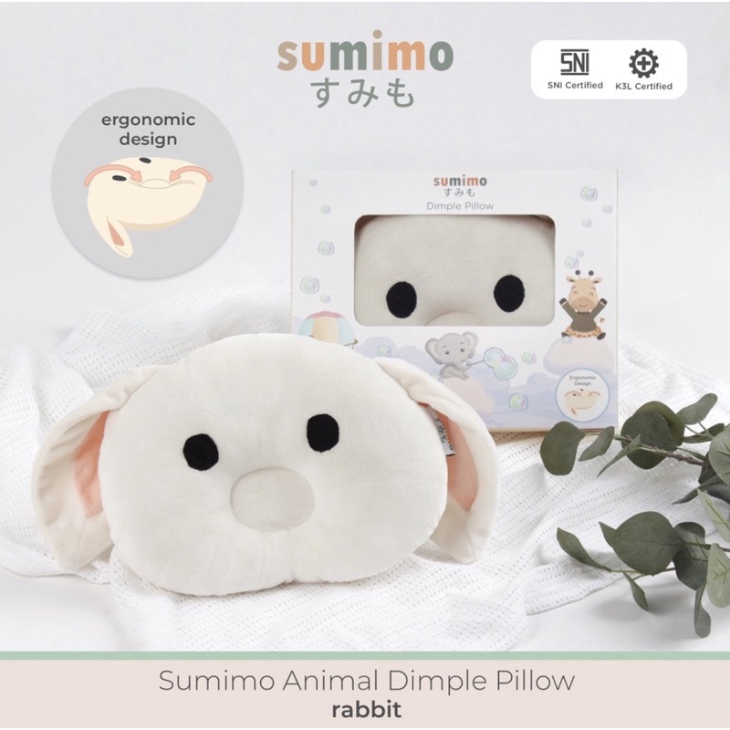 Dimple Pillow / Bantal Peyang Bayi Sumimo Fluffy