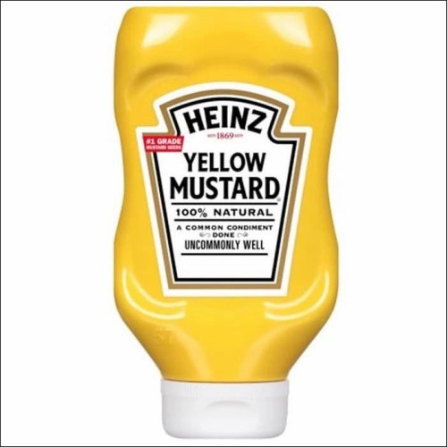 

Heinz Yellow Mustard 14oz / 396gr