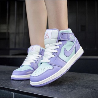 purple aqua jordan 1