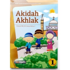 Buku sekolah Akidah Akhlak Untuk SD/MI Kelas 1 Penerbit Darsyafii