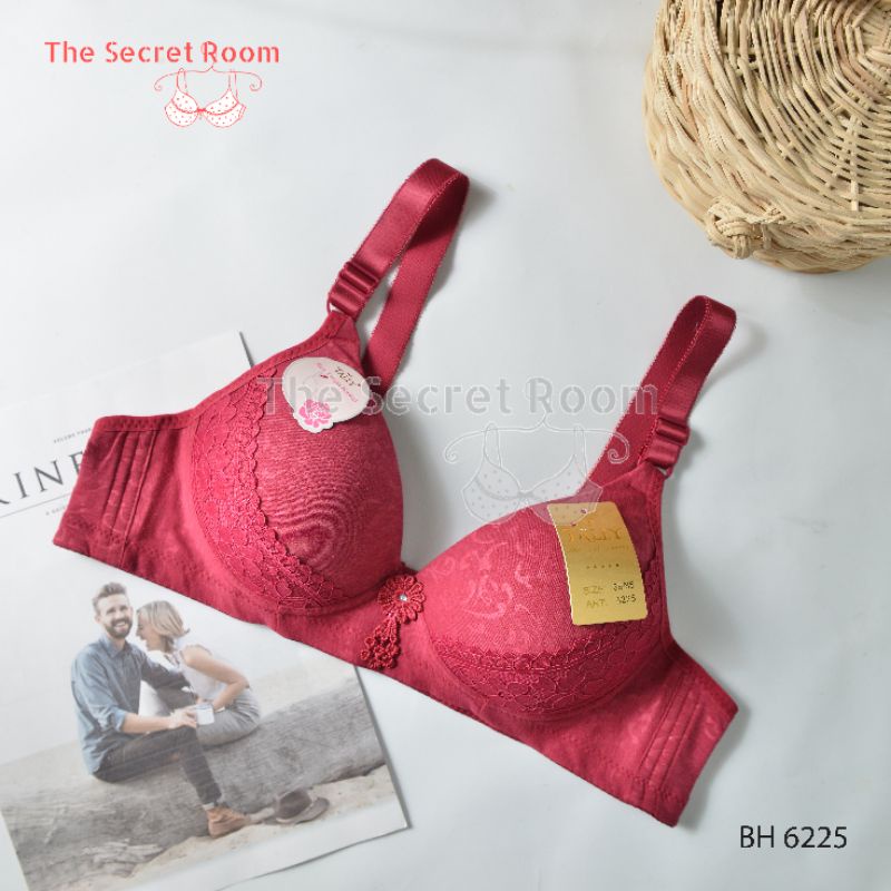 TALLY BRA BH 6225 | CUP B | TANPA KAWAT | KAIT 3 | SIZE 36 - 42