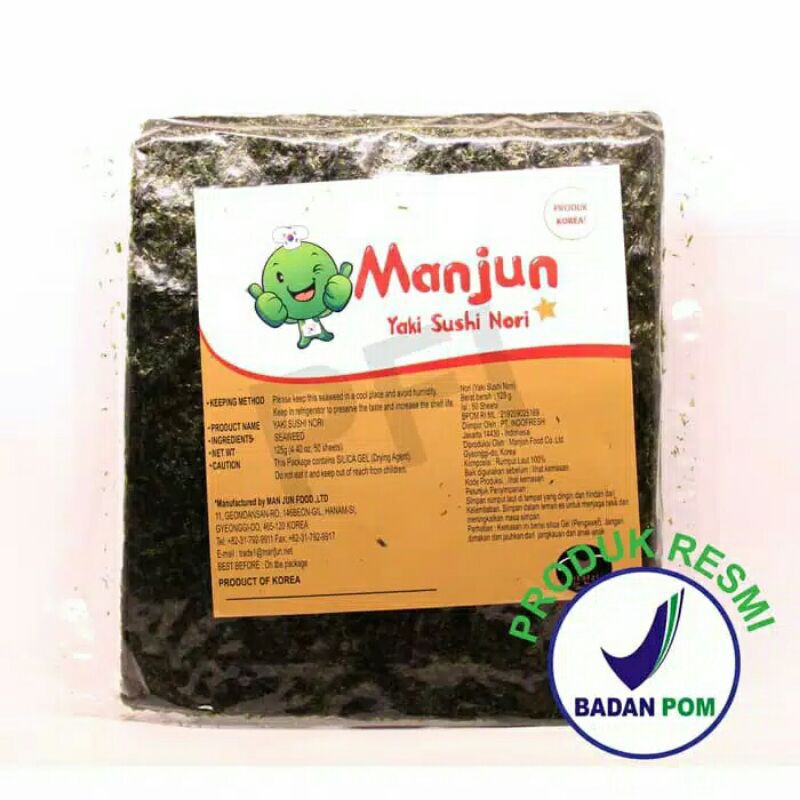 MANJUN RUMPUT LAUT / SUSHI NORI ISI 50 LBR