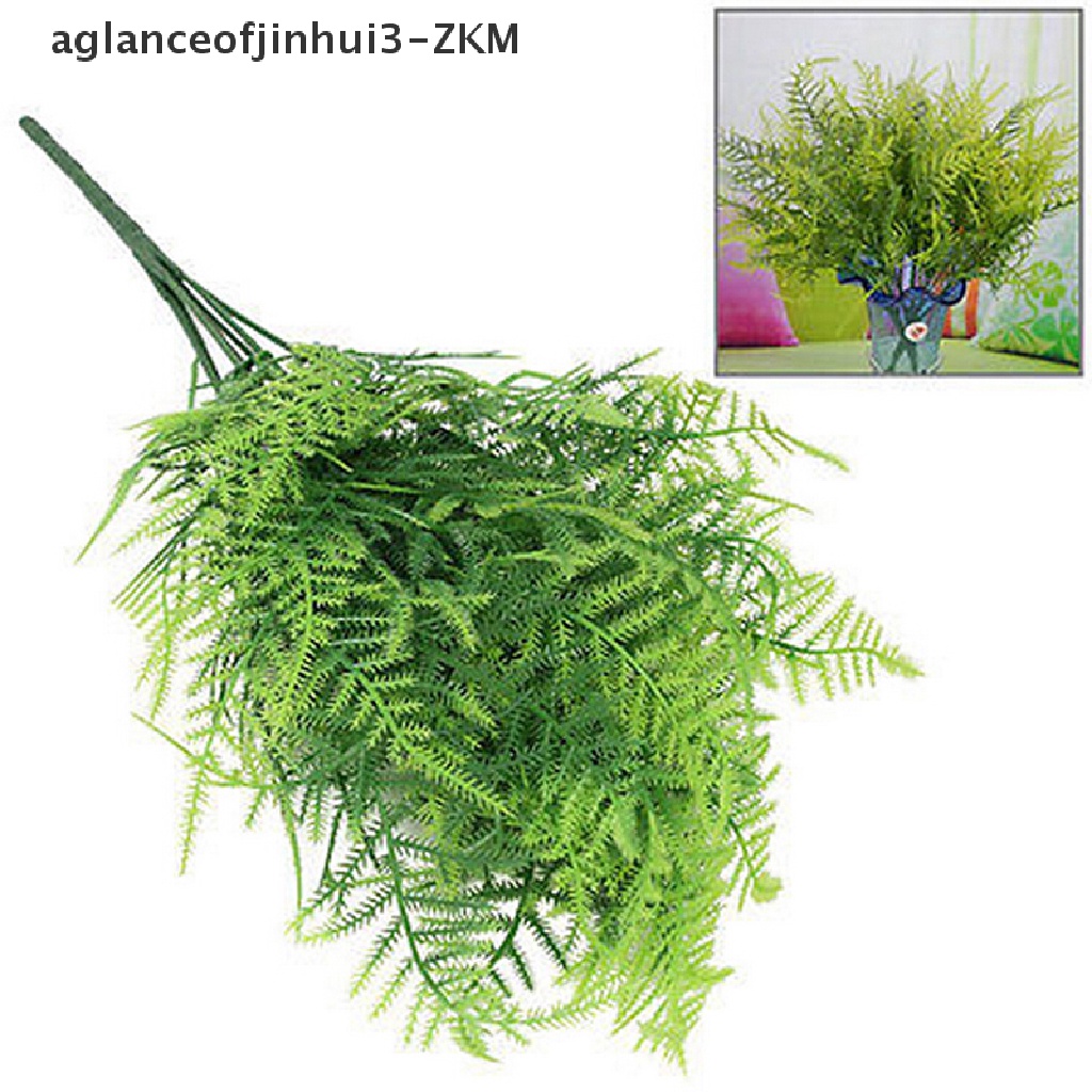 [AGID] 7 Branches Artificial Asparagus Fern Grass Plant Flower Home Floral Accessories [zkm]