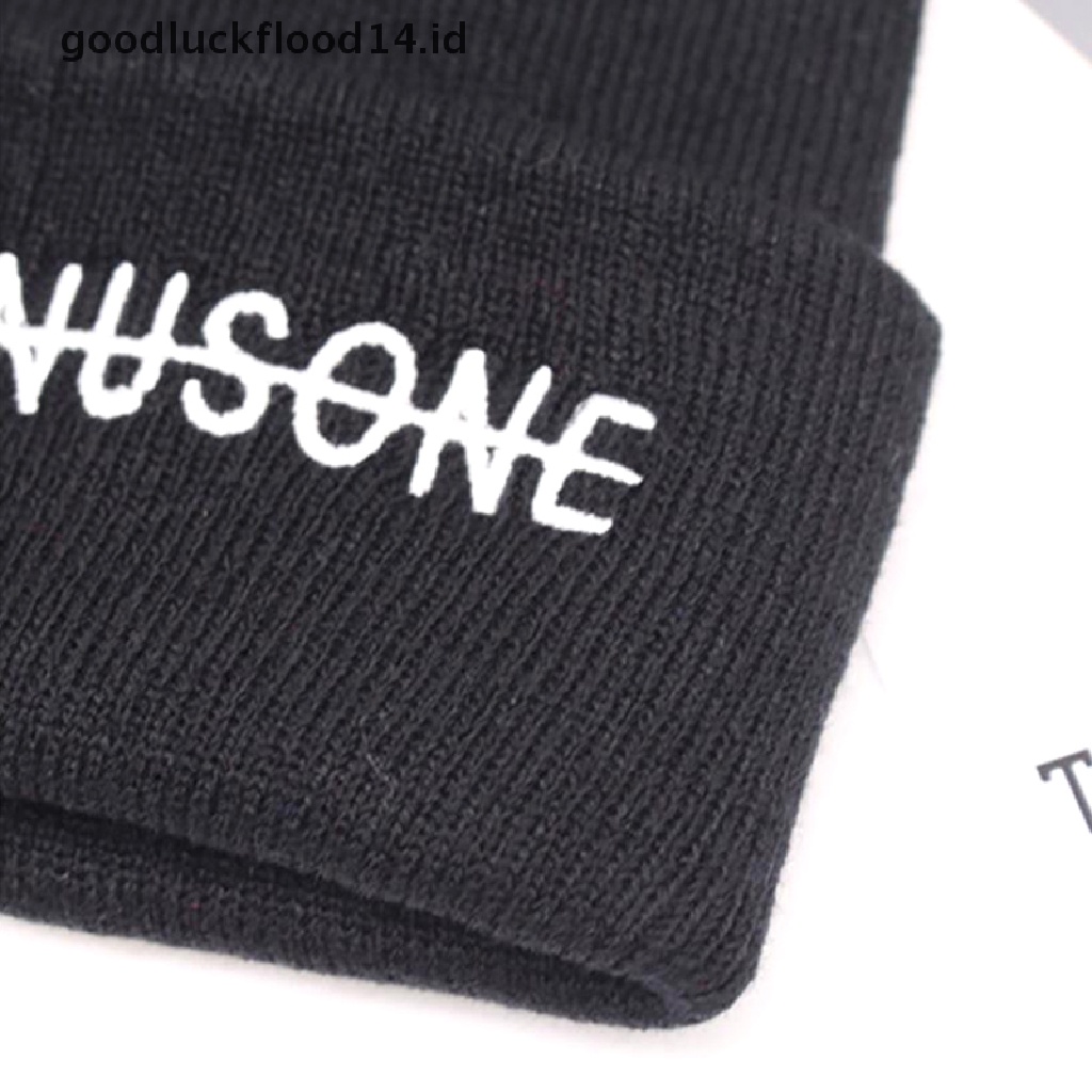 [OOID] KPOP BIGBANG GD Gdragon Knitted Hat PEACEMINUSONE Embroidery Unisex Beanie Adult ID