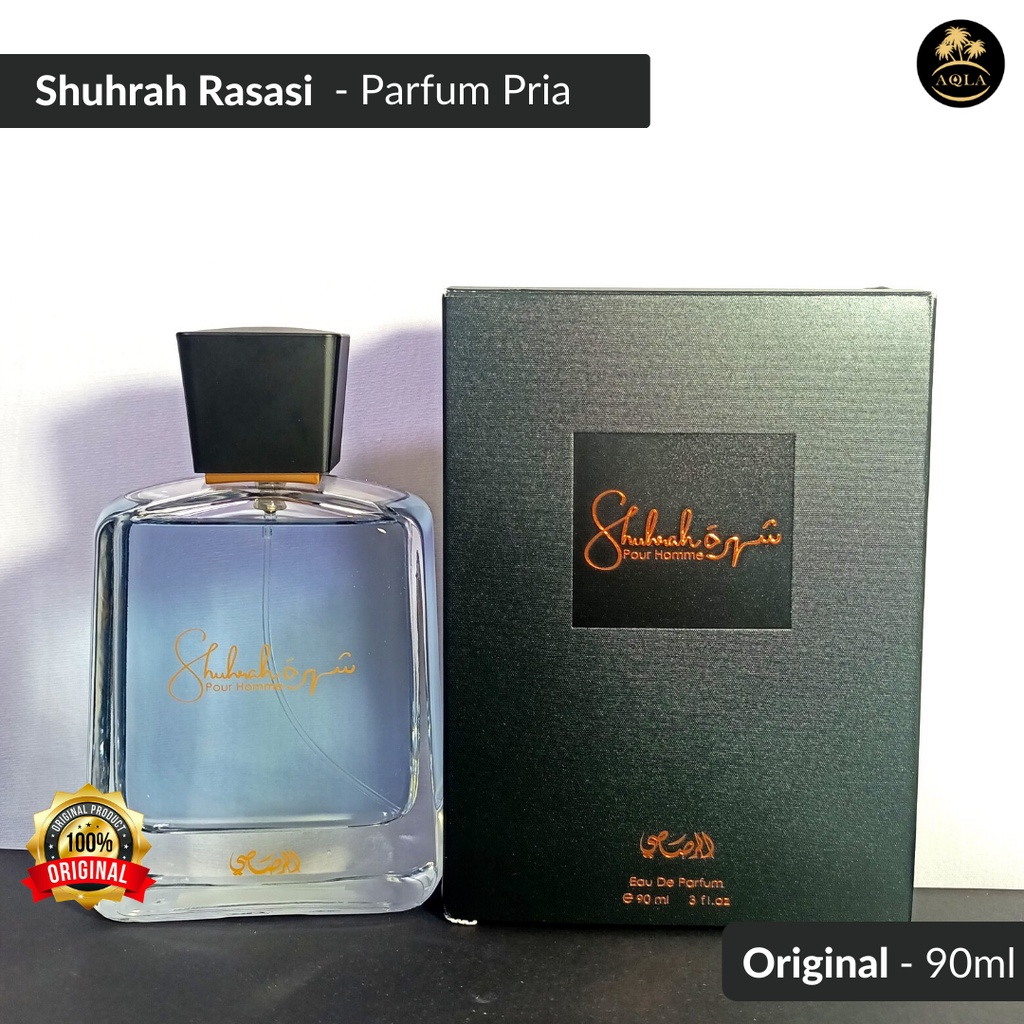 Parfum Rasasi Shuhrah Pour Homme 90ml  Original  /Parfum Pria Tahan lama