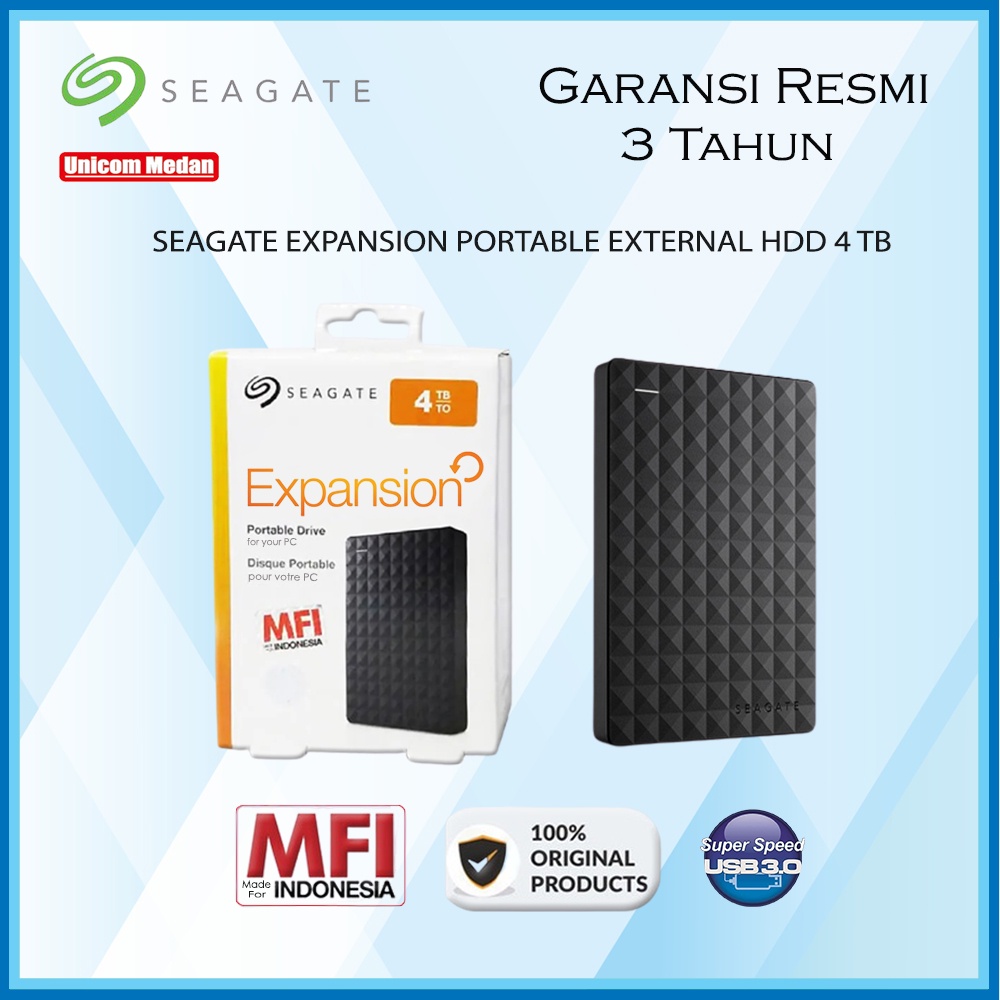 Seagate Expansion Portable External HDD 4TB