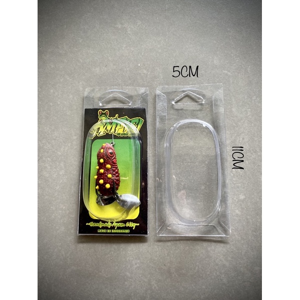 Box Mika Lure Vacum Oval 100pc / Mika Lure Soft Frog & Jump Frog