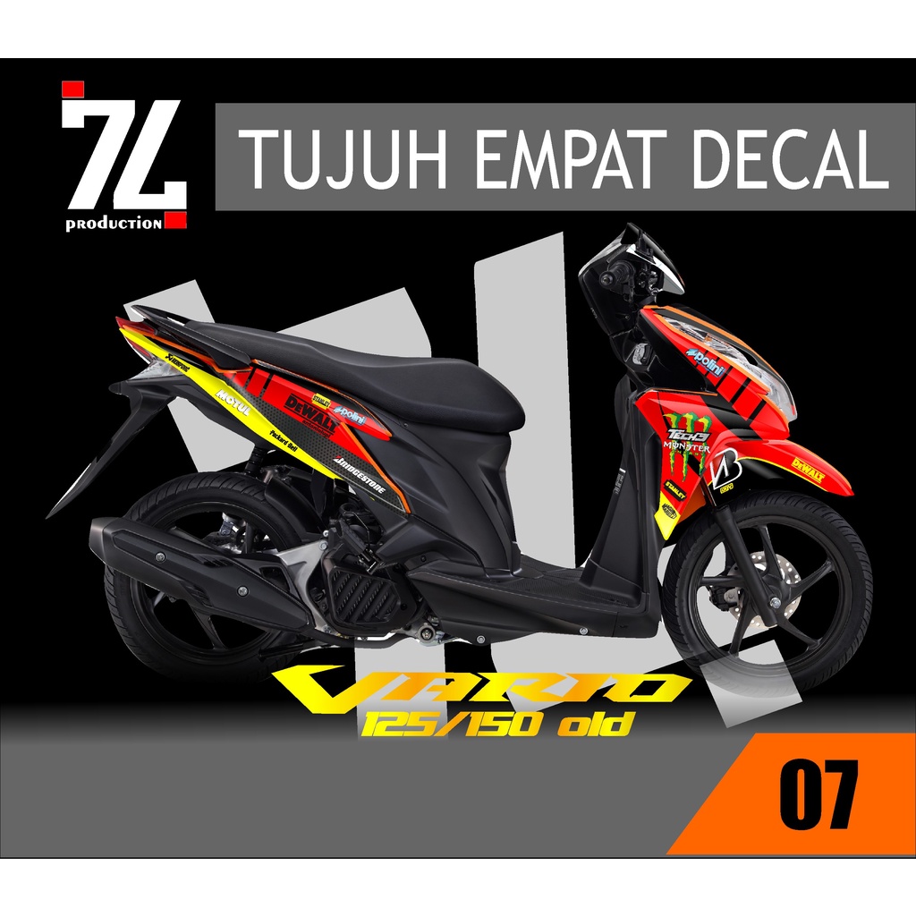 Decal Vario 125-150 Old Variasi Full body Full modif 7407