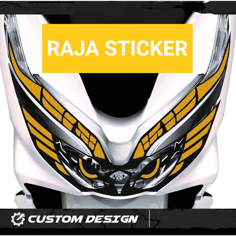 Sticker stiker lampu alis pcx 150