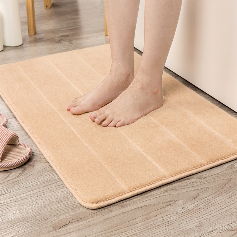 INFY - R386 Keset kaki Anti Slip Bahan Memory Foam Menyerap (40×60cm) / Keset Kamar Mandi Cod