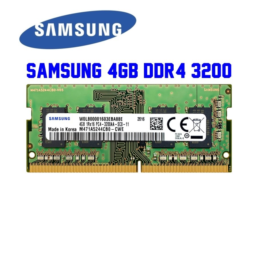 Samsung SODIMM DDR4 4GB 3200MHZ ORIGINAL RESMI