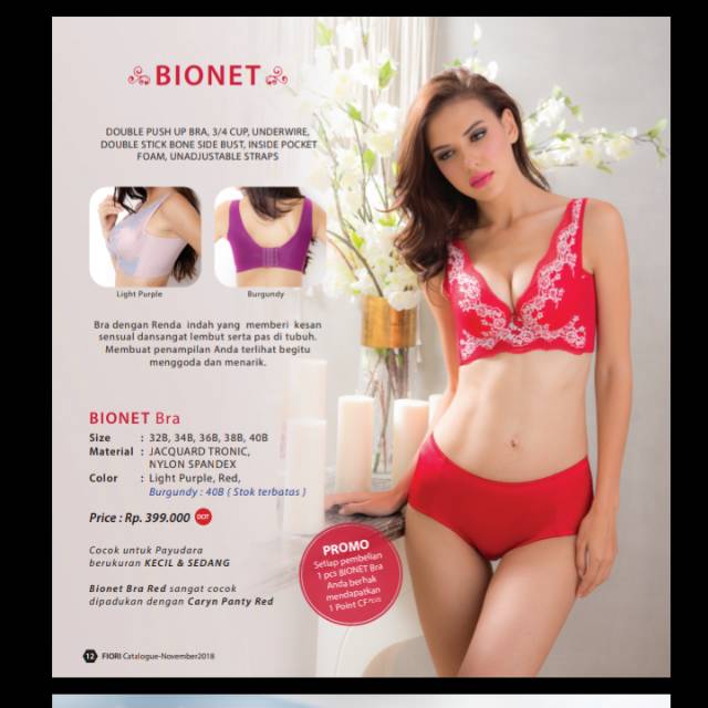 Fiori Type Bionet bra