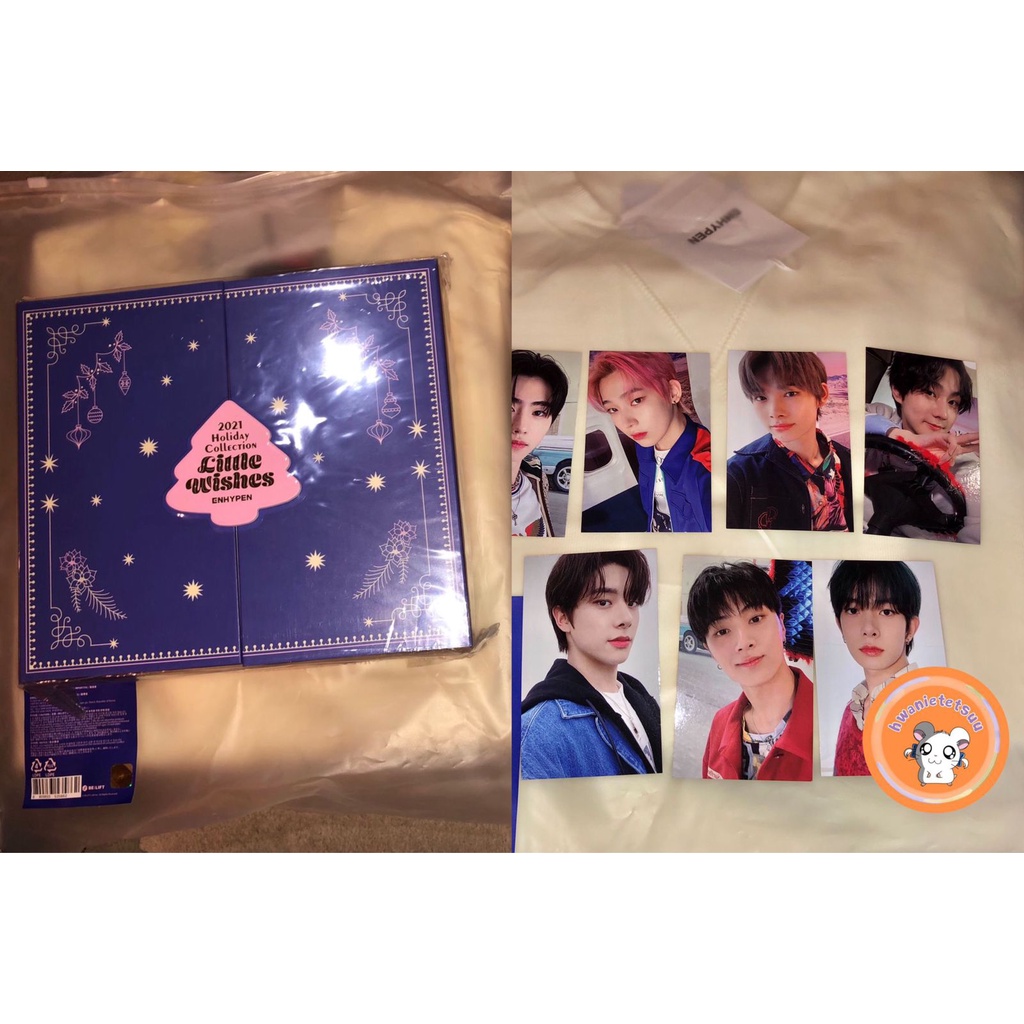 [READY INDO] ENHYPEN SWEATSHIRT HOLIDAY BOX LITTLE WISHES jungwon heeseung jake sunoo niki