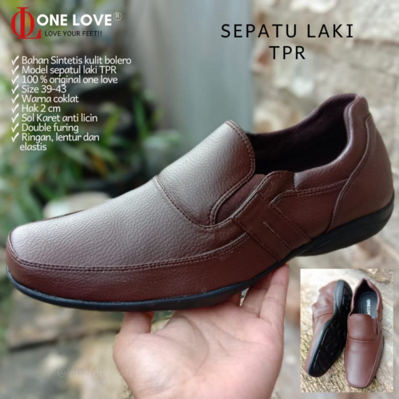 One Love Sepatu pantofel pria - Sepatu formal kulit By One Love