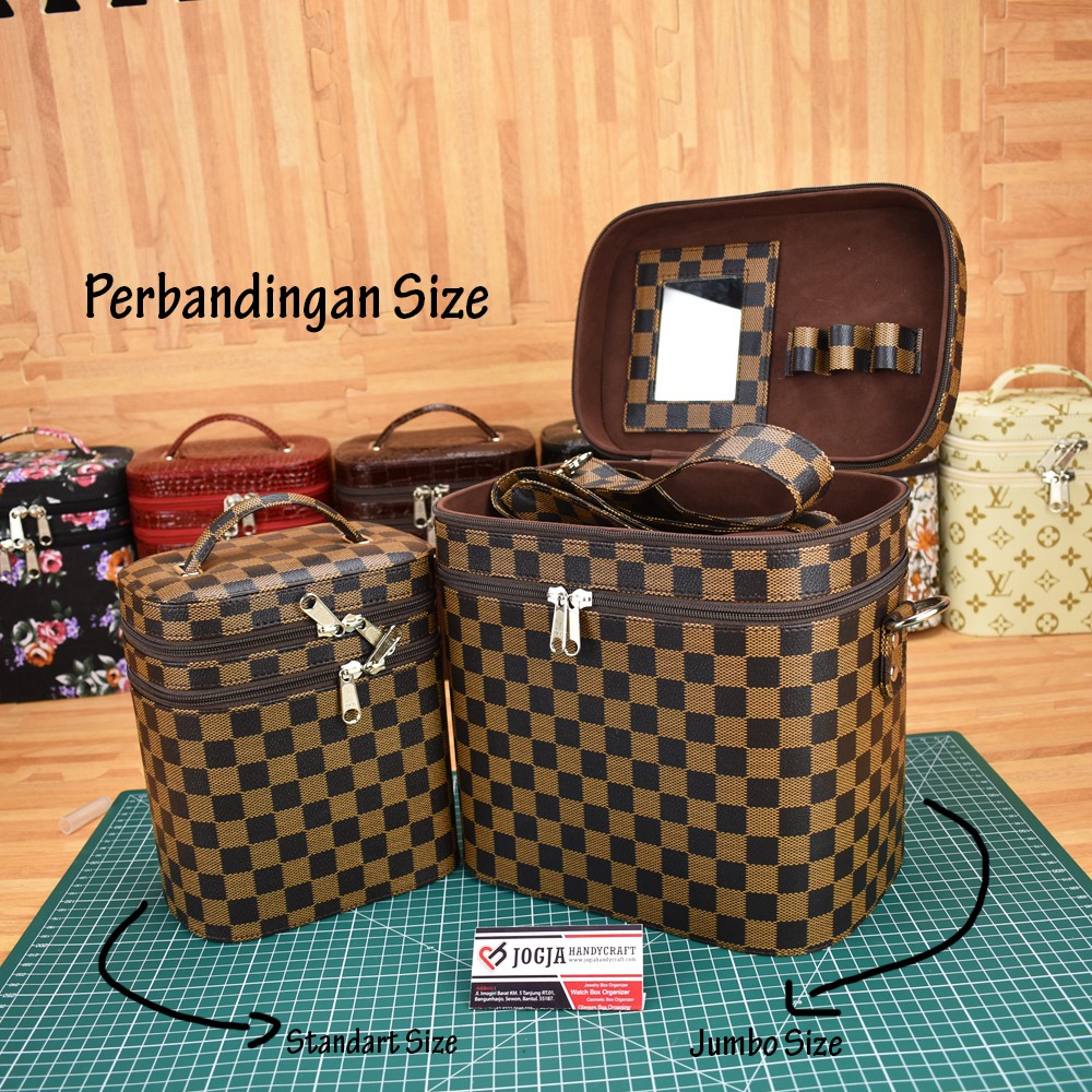 Set Tas Kosmetik Jumbo dan Standart Warna dan Motif Lengkap