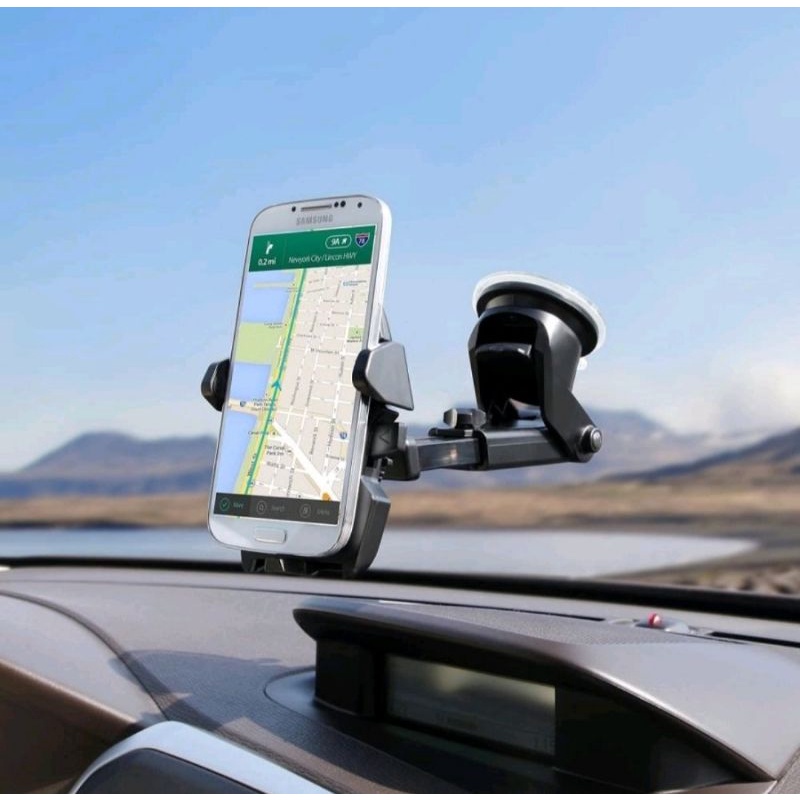 Long Neck Car Holder Mobil Stand Bracket HP GPS Tempat Pegangan Handphone Smartphone