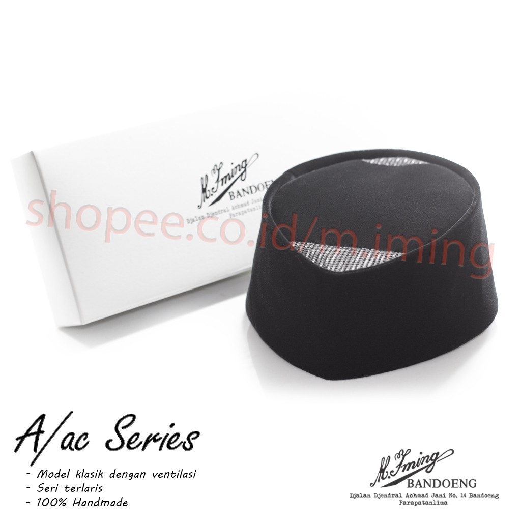 M IMING BANDOENG Peci Hitam Seri A AC