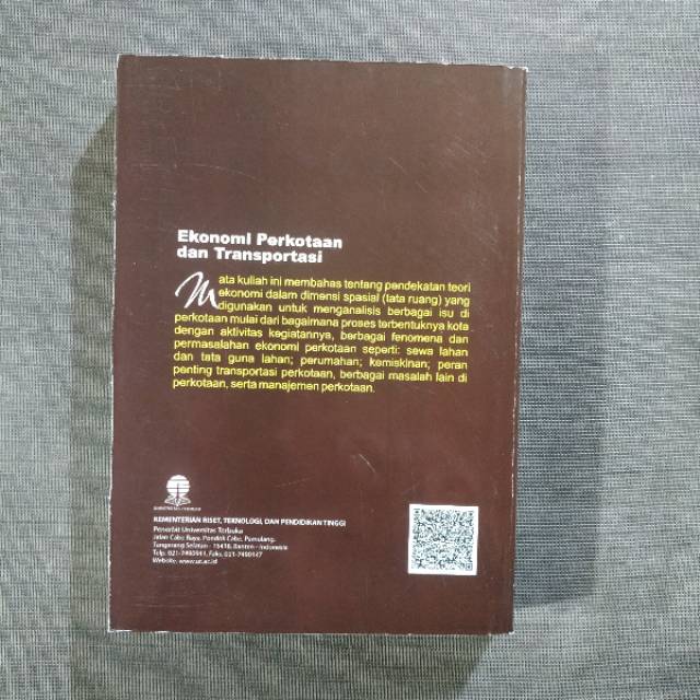 Ekonomi Perkotaan Dan Transportasi