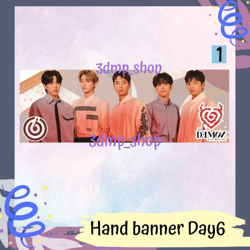 Handbanner Hand Banner slogan Day6