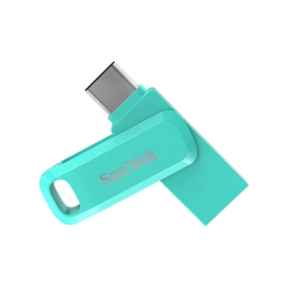 Flashdisk OTG Type C 64GB SanDisk Dual Drive SDDDC3 GREEN - Garansi Resmi 5 Tahun