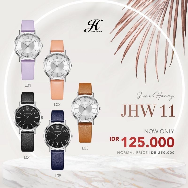 JHW 11 JIMS HONEY Jam Tangan Wanita Ori JH
