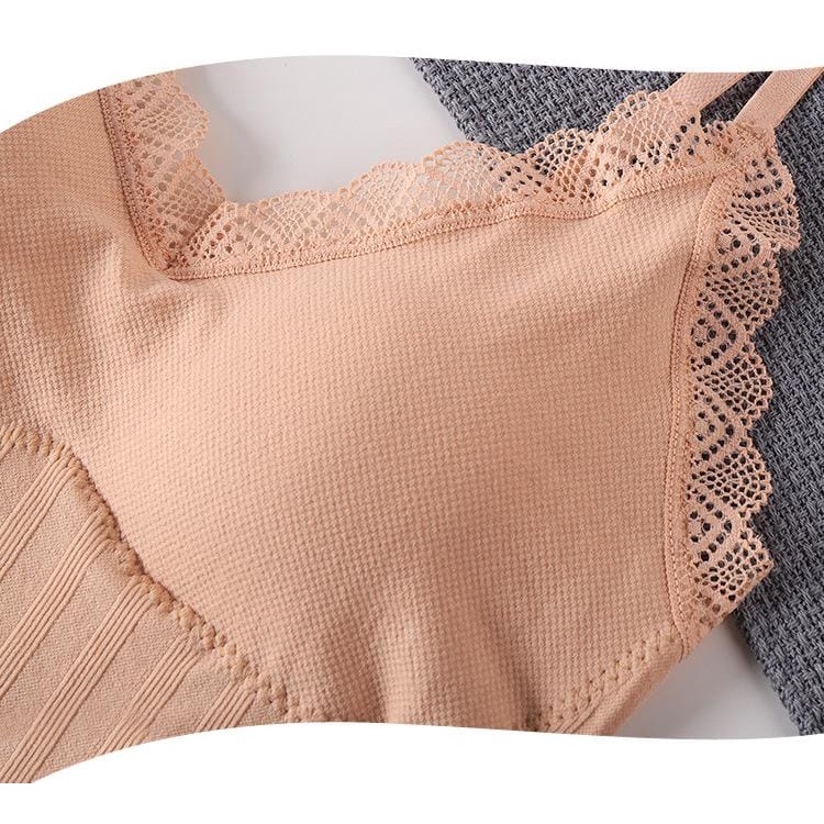 Gelasa Fashion Tank Top Bratop Lace Pakaian Dalam Wanita