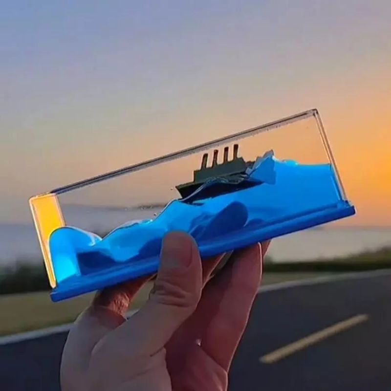 Kapal Pesiar Botol Cairan Drift Jam Pasir Ruang Tamu Dekorasi Kreatif Perahu Ornamen Mengambang Dekorasi Rumah Mainan Hadiah Ulang perahu kapal dinosaur car decoration titanic boat shark onepiece going merry boat dj