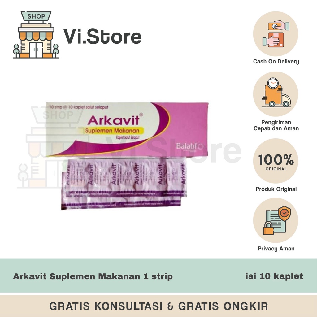 Arkavit Suplemen Kesehatan 1 Strip
