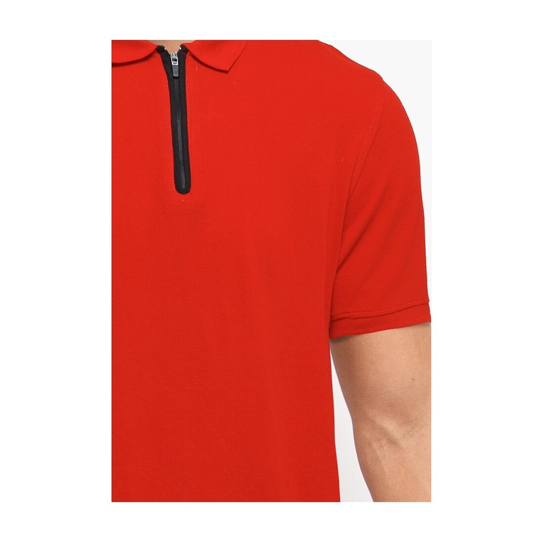 BAJU KAOS POLO PRIA CARDINAL ORIGINAL CASUAL LENGAN PENDEK MERAH CA13