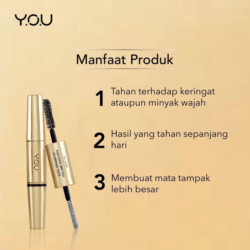 YOU Dual Dramatic Volume Mascara / EMPEROR