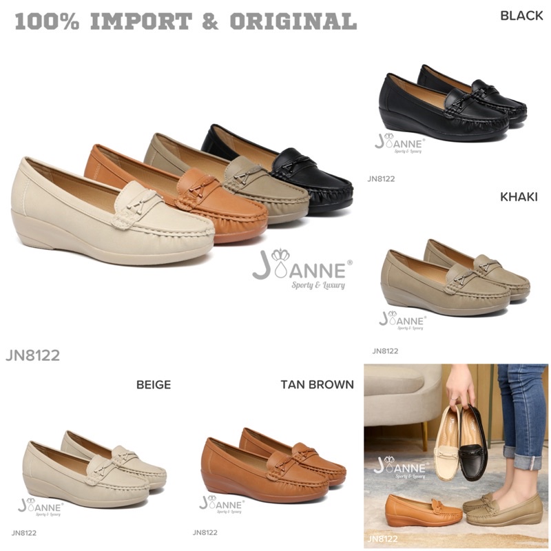 [ORIGINAL] JOANNE Wedges Shoes Sepatu Wanita #JN8122