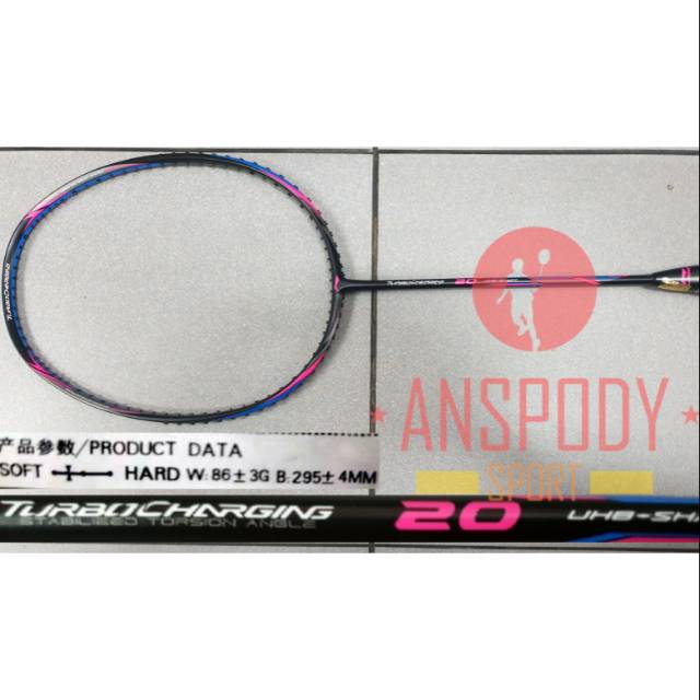RAKET BADMINTON LINING TURBOCHARGING 20