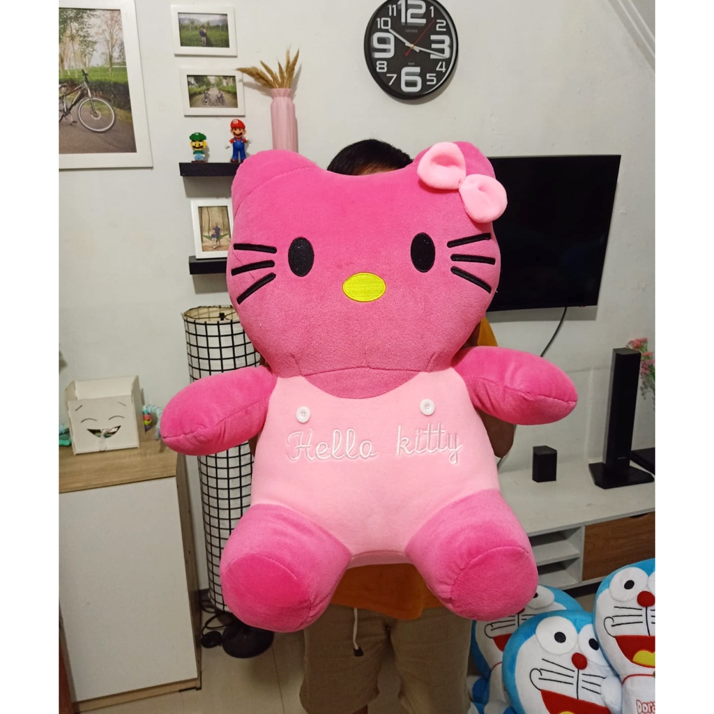 Boneka Hello kitty Jumbo Bahan Velboa Halus BIG SIZE