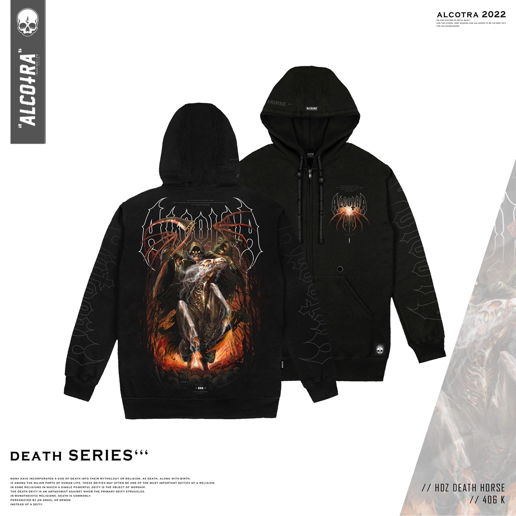 HDZ DEATH HORSE // HOODIE ZIPPER DEATH HORSE