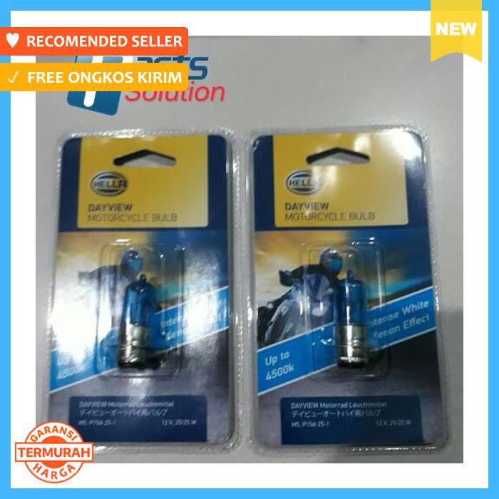 BOHLAM LAMPU HONDA BEAT SPACY BLADE SCOOPY KARBU HELLA M5 12V 25/25W