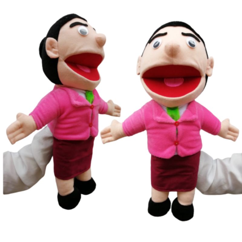 Boneka Tangan Muppet  Scary Teacher | Boneka Dongeng Mainan Edukasi Mulut Gerak