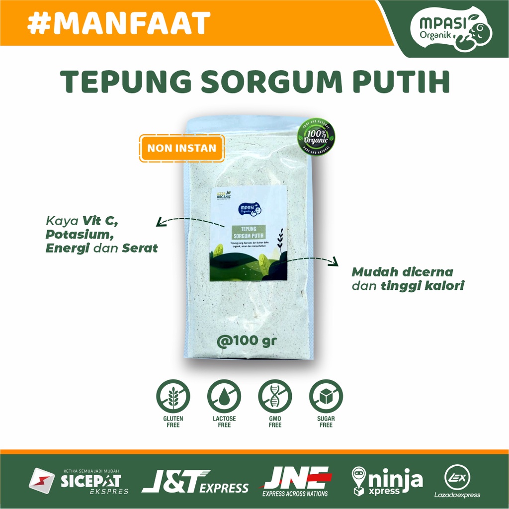 TEPUNG MPASI 100gram Gluten Free &amp; KACANG ORGANIK | MPASI BAYI I MPASI ORGANIK | MAKANAN SEHAT