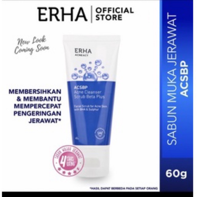 Erha acne cleanser beta scrub plus (ACSBP)