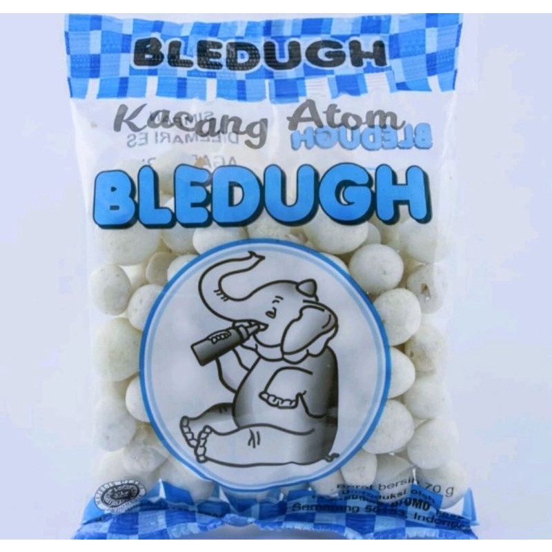 10 Pcs Sukro Gajah Bledugh 60gr 10pcs / Kacang Atom Bledugh 60gr / Bledug