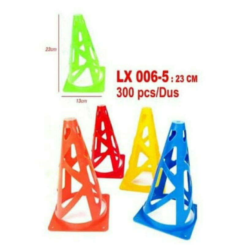 Cone Kerucut lentur- Marker Olahraga Futsal Sepak Bola 23Cm Speeds