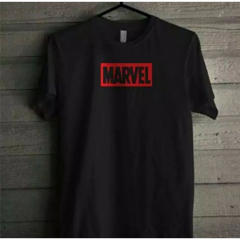 Kaos marvel logo simple / kaos distro marvel / kaos distro pria dewasa