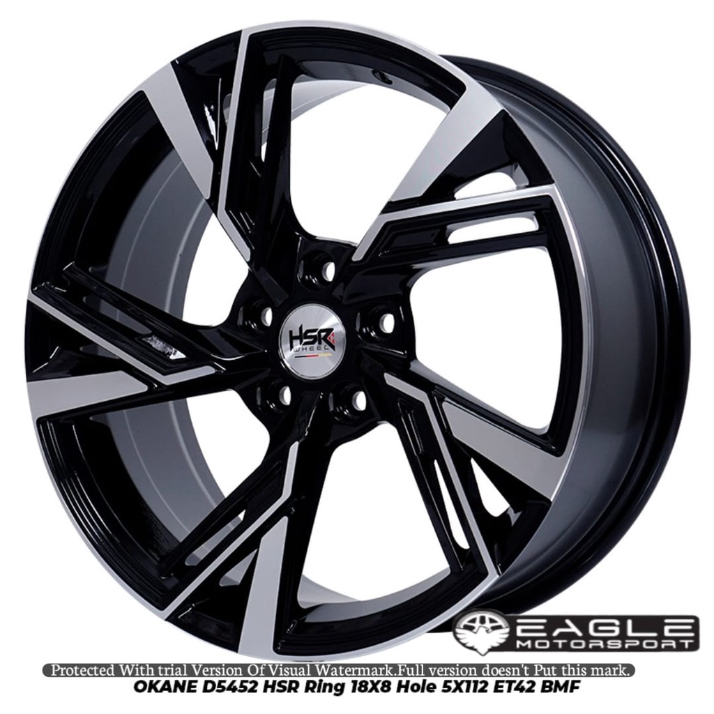 Velg Mobil Original HSR WHEELOKANE R18 Ring 18 Pelek BMW Alpina Mercy VW Scirocco Tiguan