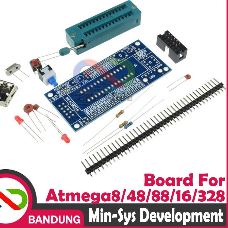 ☆ AVR ISP MINIMUM SYSTEM DEVELOPMENT BOARD FOR ATMEGA8 ATMEGA328 ☜